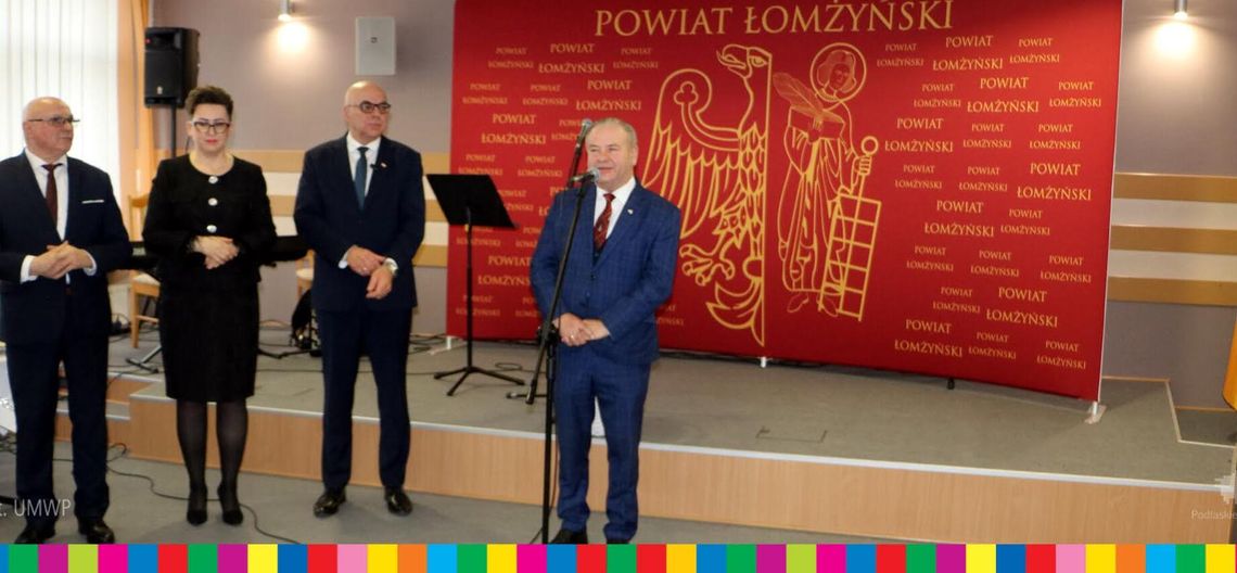 Opłatek w Starostwie Powiatowym w Łomży