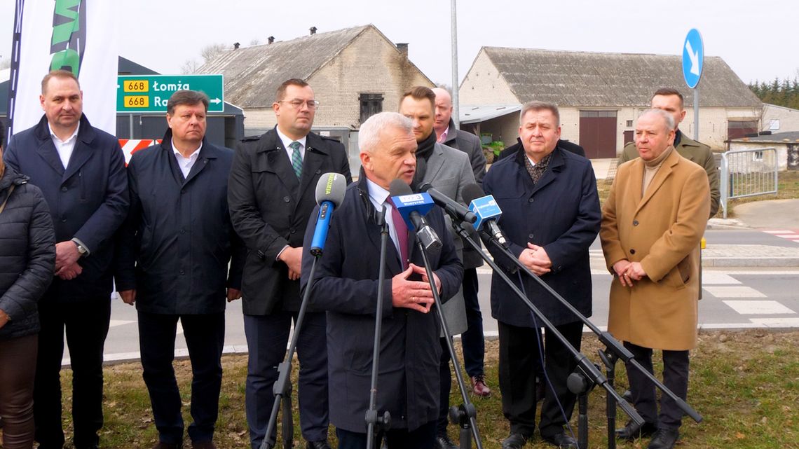 Otwarcie ul. Przytulskiej w Jedwabnem. Drugi etap obwodnicy oddany do użytku - [VIDEO]