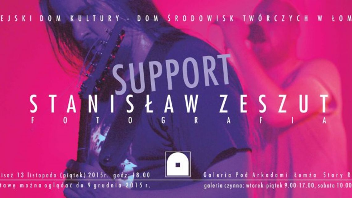 Otwarcie wystawy łomżyńskiego fotografika Stanisława Zeszuta