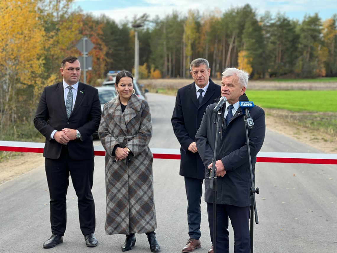 Otwarto nową drogę w Cieciorach gm. Turośl - [VIDEO]