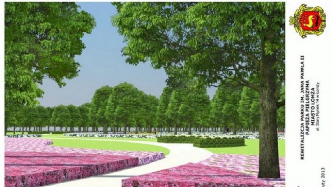Park Jana Pawła II w Łomży ma być piękny i drogi