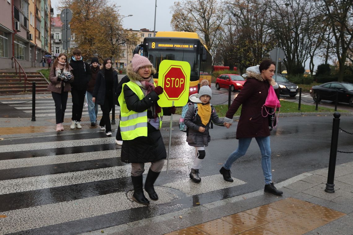 Opiekunowie przejścia w Łomży