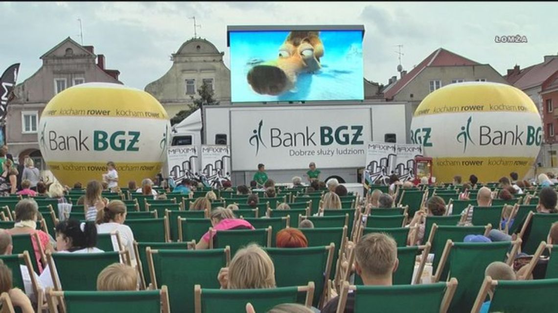Piknik filmowy Banku BGŻ w Łomży - VIDEO