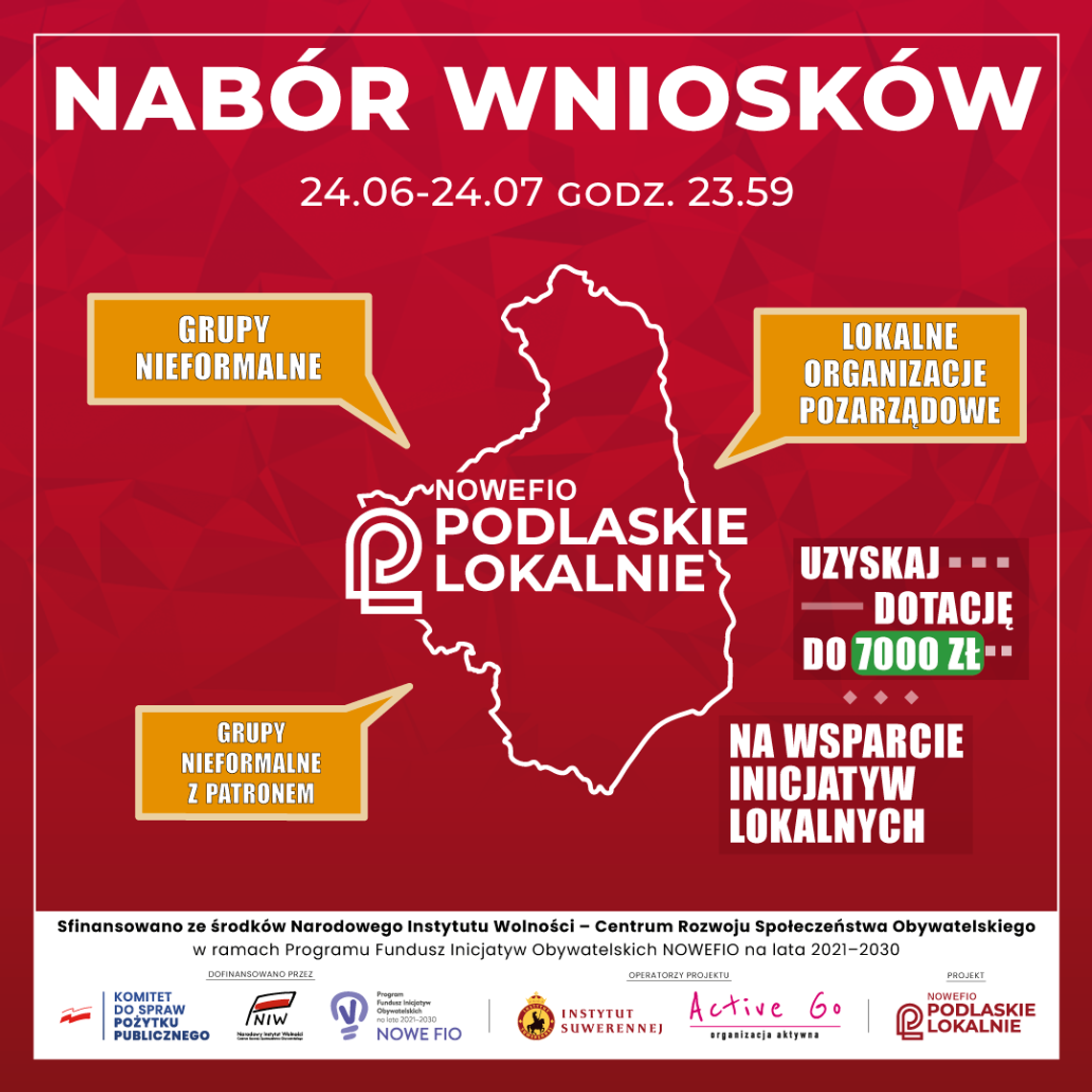 Podlaskie Lokalnie- Konkursu na Wsparcie Inicjatyw Lokalnych