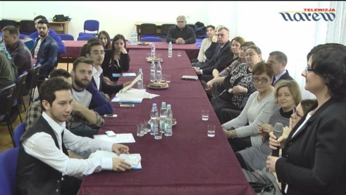 Podsumowanie projektu studenci Erasmus+ w łomżyńskiej szkole