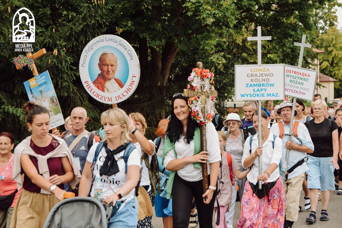 Półmetek 40. Łomżyńskiej Pielgrzymki na Jasną Górę