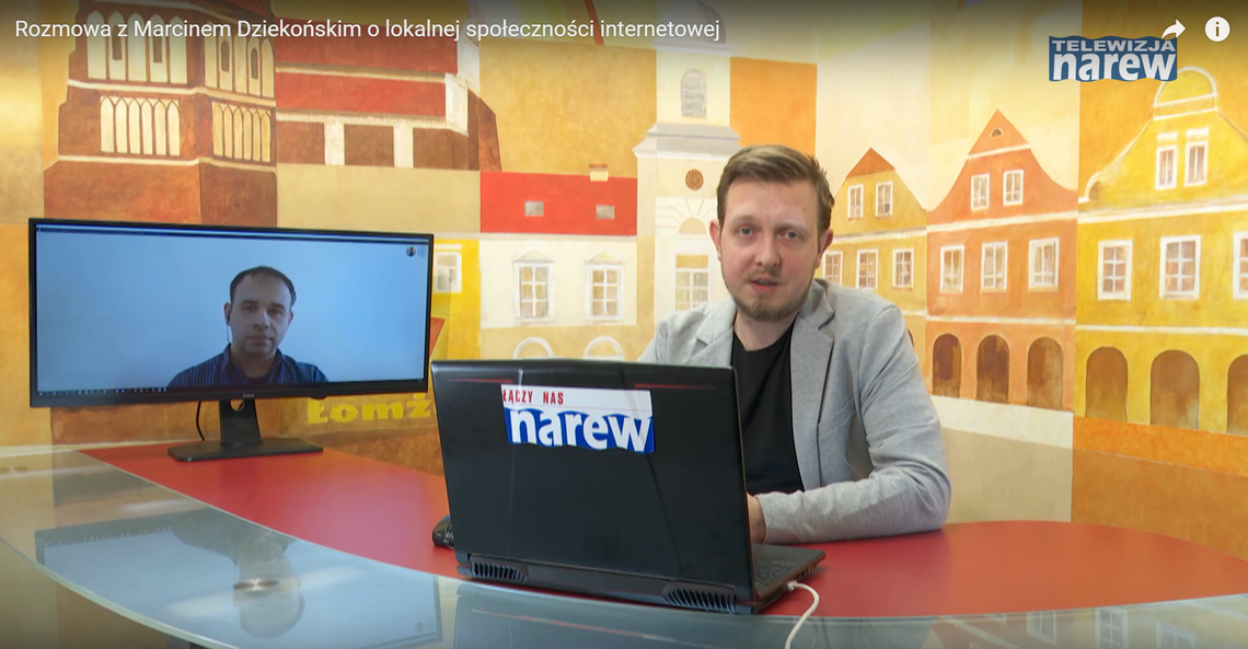 Pomagają i wymieniają się informacjami - lokalna internetowa społeczność w Łomży. Rozmowa z Marcinem Dziekońskim