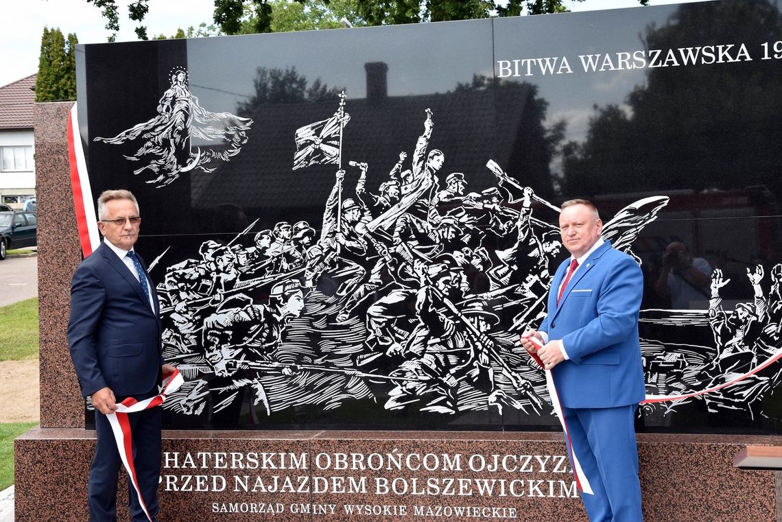 Pomnik Bitwy Warszawskiej w Jabłonce Kościelnej [FOTO] 