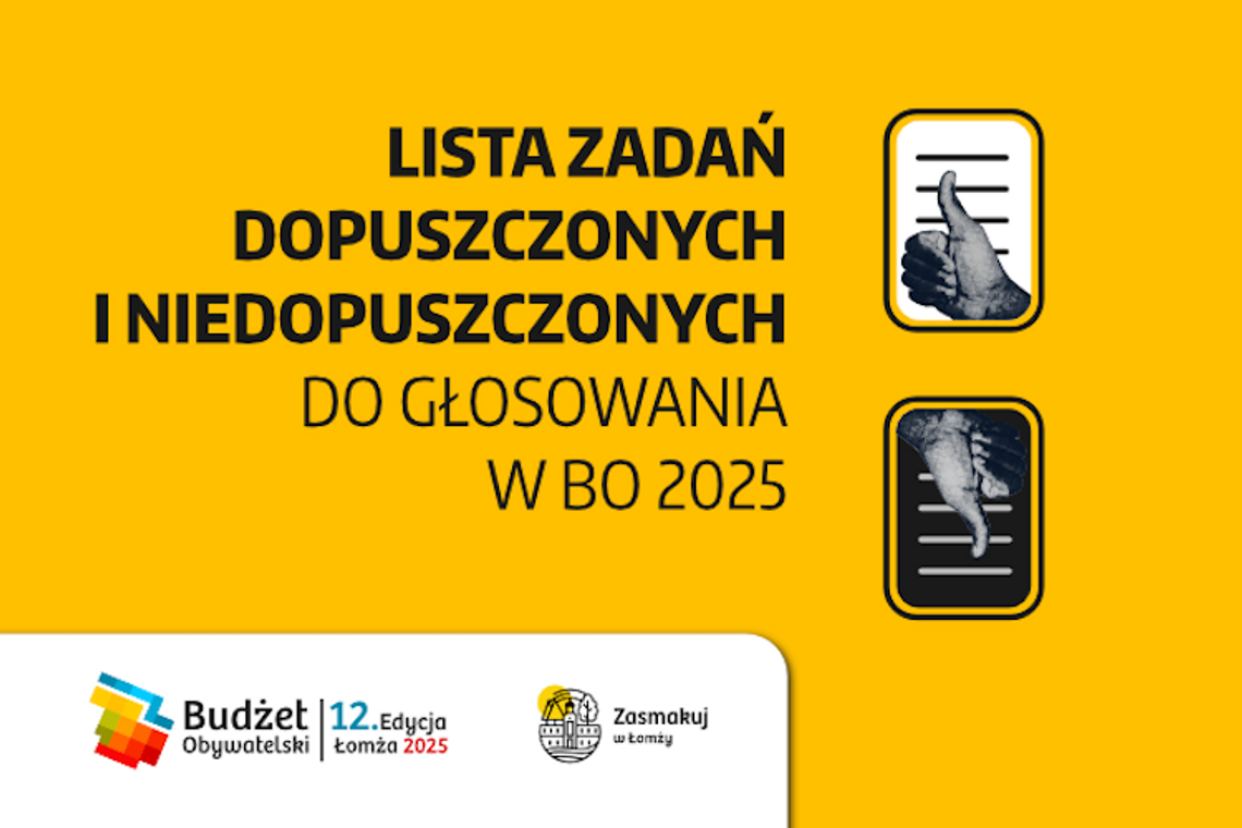 Pomysły mieszkańców na Budżet Obywatelski 2025