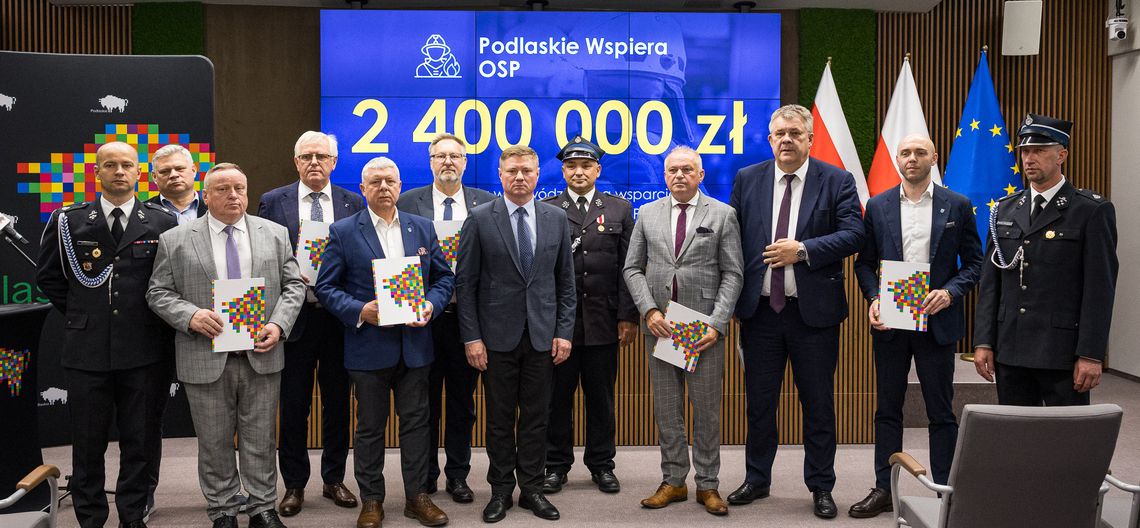 Ponad 200 tys. zł dla OSP z powiatu wysokomazowieckiego