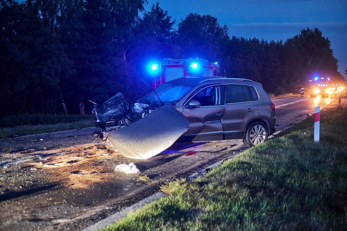 Poważny wypadek na trasie Łomża - Śniadowo [FOTO]