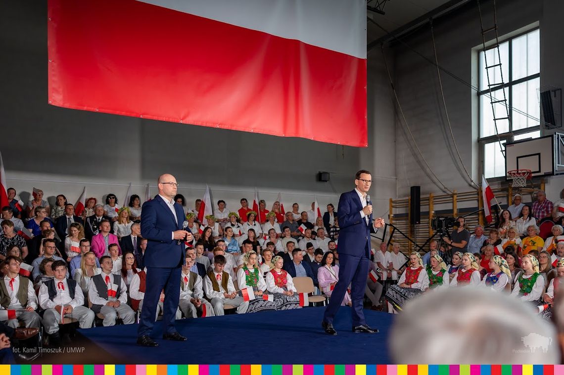 Premier Morawiecki w Rutkach - [VIDEO]