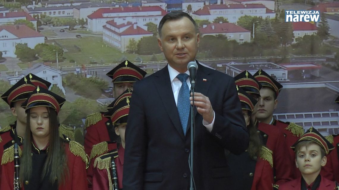 Prezydent Andrzej Duda spotkał się z mieszkańcami Kolna [VIDEO] 