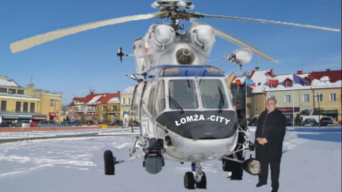  Prezydent Łomży kupuje helikopter