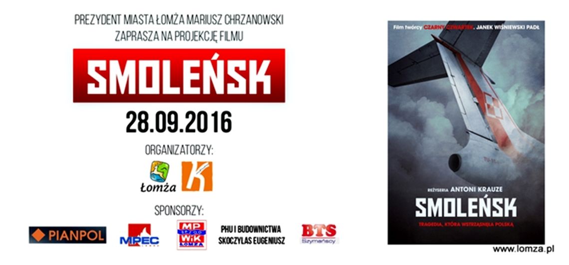 Projekcja filmu „Smoleńsk” w Łomży 