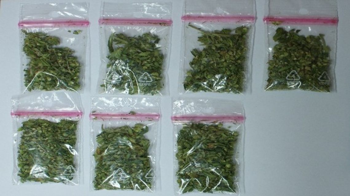 Przyłapany na paleniu marihuany  