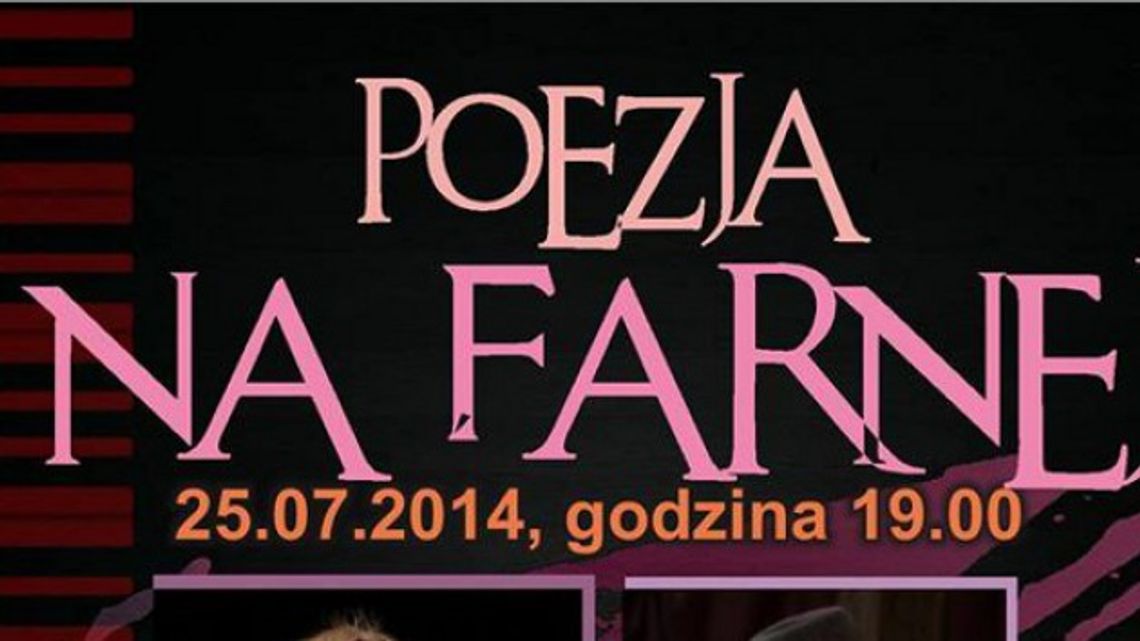 Restauracja "Na Farnej " zaprasza na wieczór z poezją Restauracja "Na Farnej " zaprasza na wieczór z poezją
