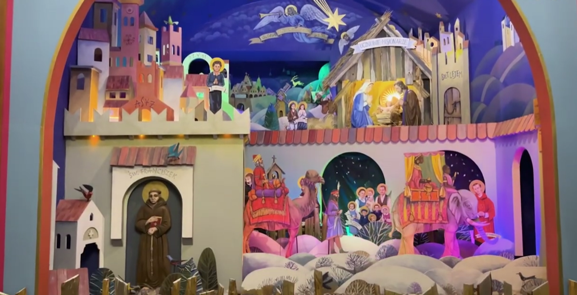 Ruchoma Szopka w Łomży 2025 – magia świąt w klasztorze Kapucynów | Część 2 [VIDEO]