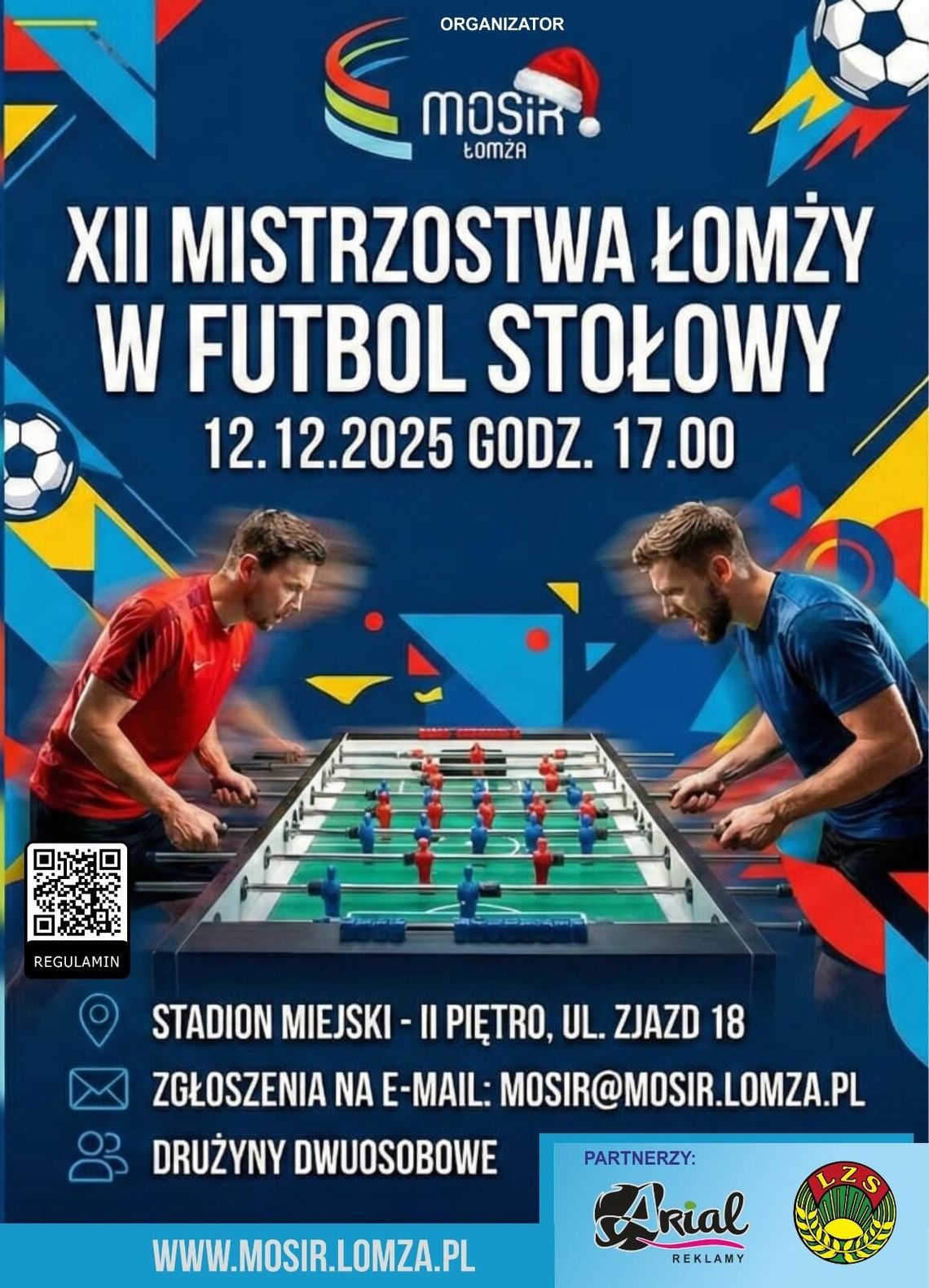 Ruszyły zapisy na XII Mistrzostwa Łomży w Piłkarzyki