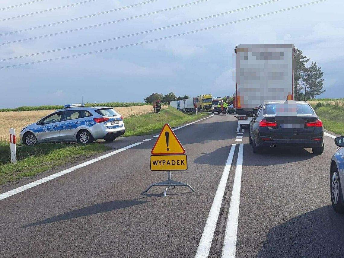 Śmiertelny wypadek na drodze Łomża - Grajewo