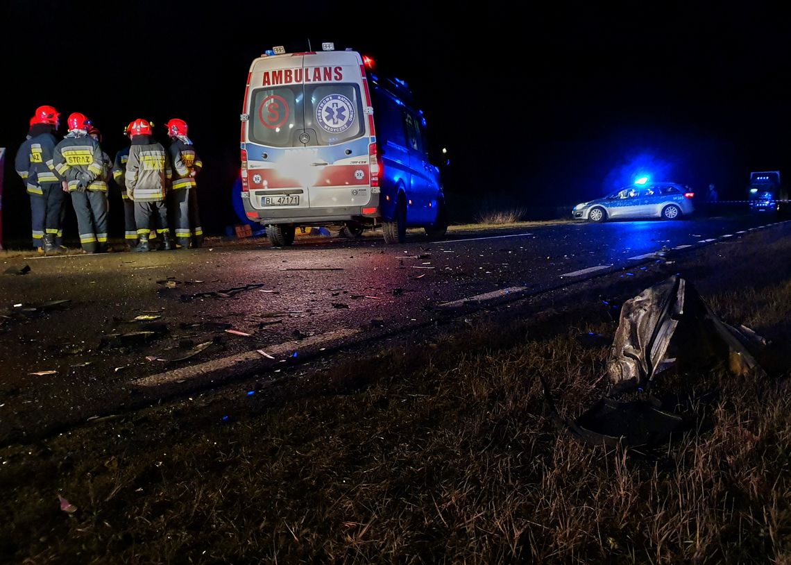 Śmiertelny wypadek na trasie Łomża - Ostrołęka [FOTO]