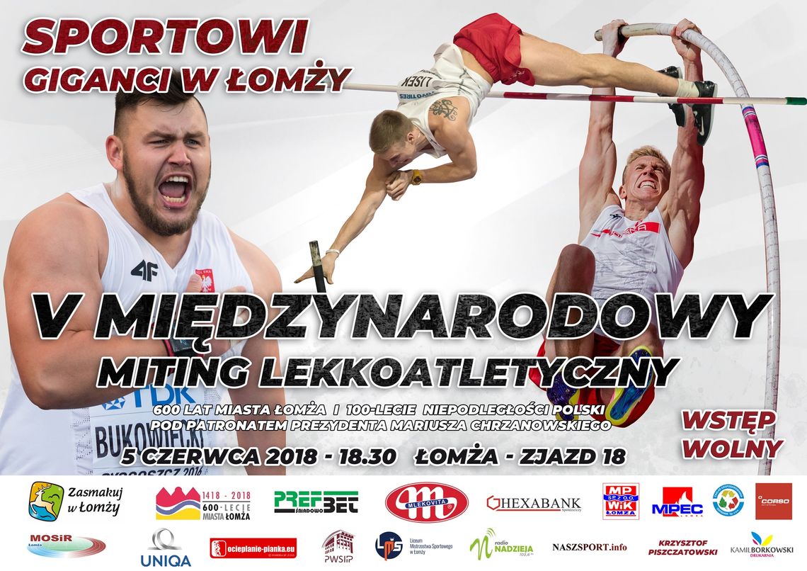 Sportowe gwiazdy przyjadą do Łomży 