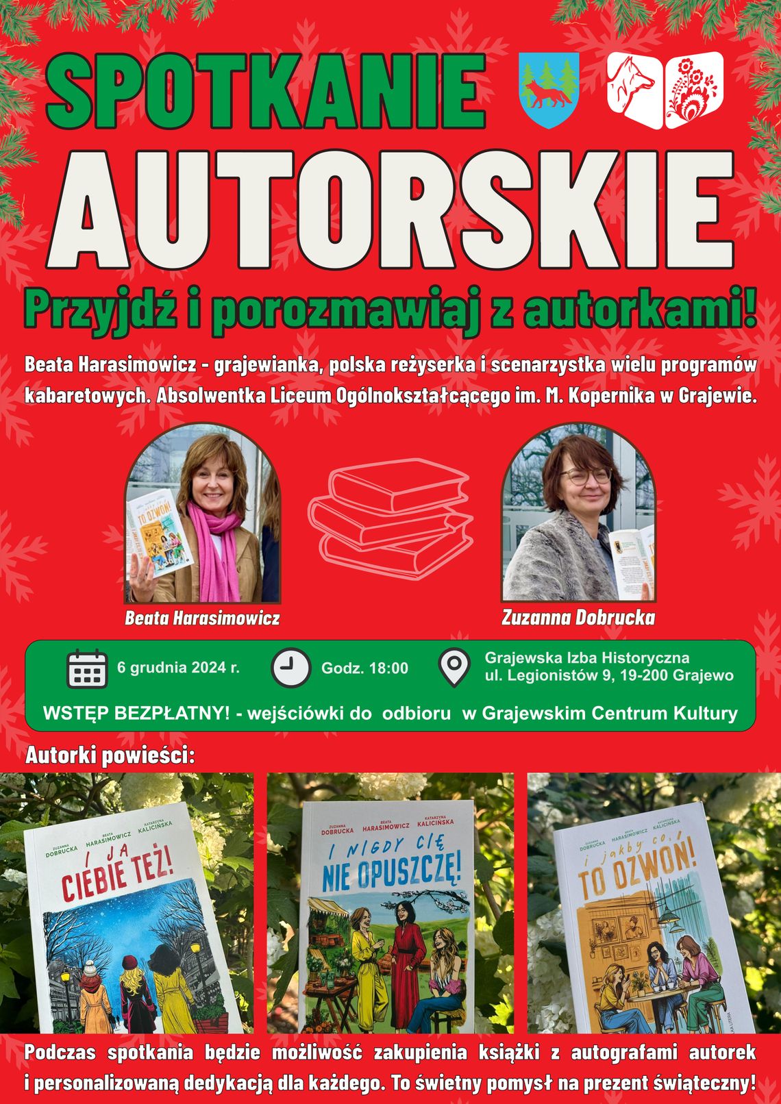 Spotkanie autorskie w GIH: Przyjdź i porozmawiaj z autorkami!