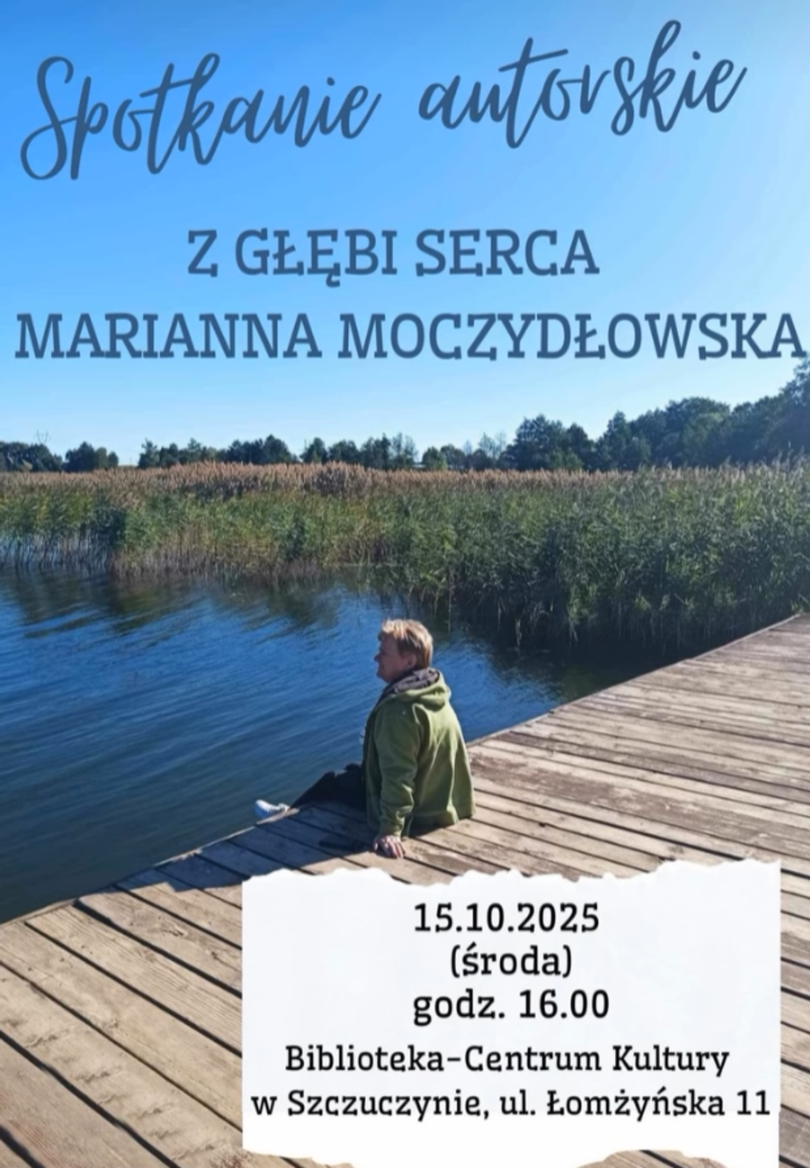 Spotkanie autorskie z Marianną Moczydłowską w Bibliotece-Centrum Kultury
