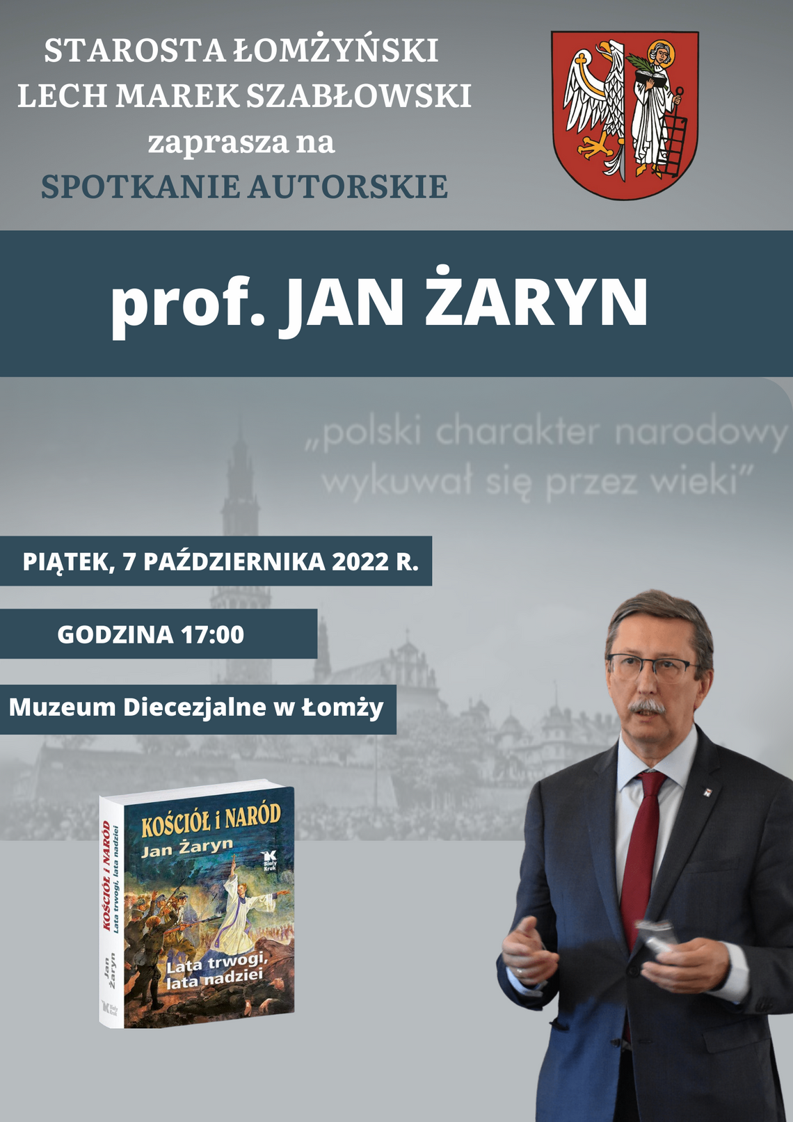 Spotkanie autorskie z profesorem Janem Żaryn