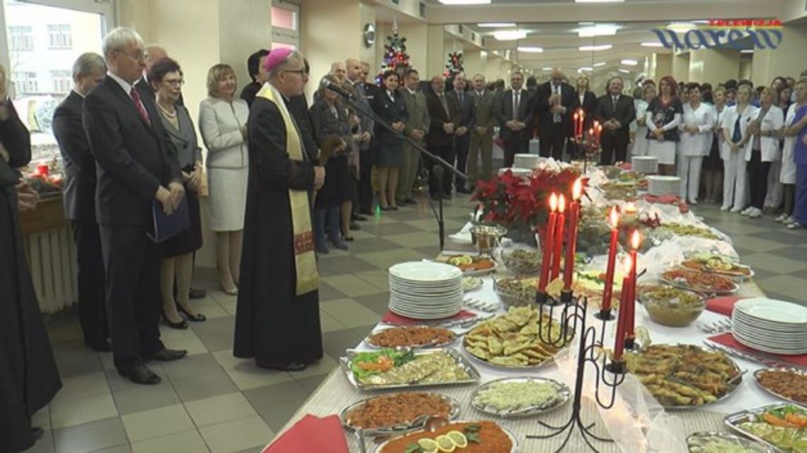 Spotkanie opłatkowe w Szpitalu Wojewódzkim w Łomży - VIDEO