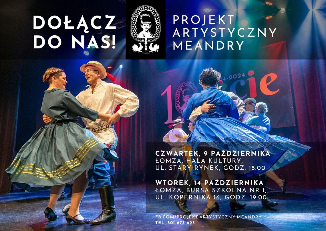 Spotkanie otwarte z Projektem Artystycznym MEANDRY w Hali Kultury