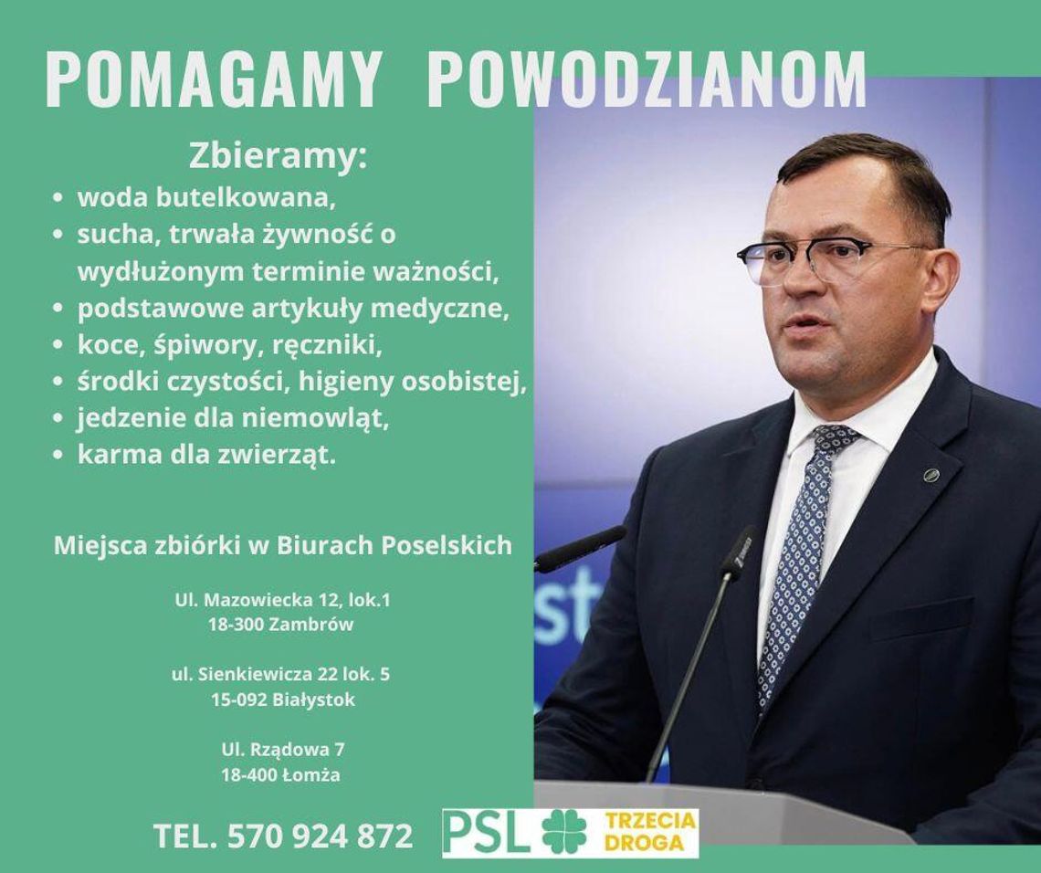 Stefan Krajewski: "Tego typu katastrofy pokazują, jak ważna jest nasza solidarność" - Zbiórka dla powodzian