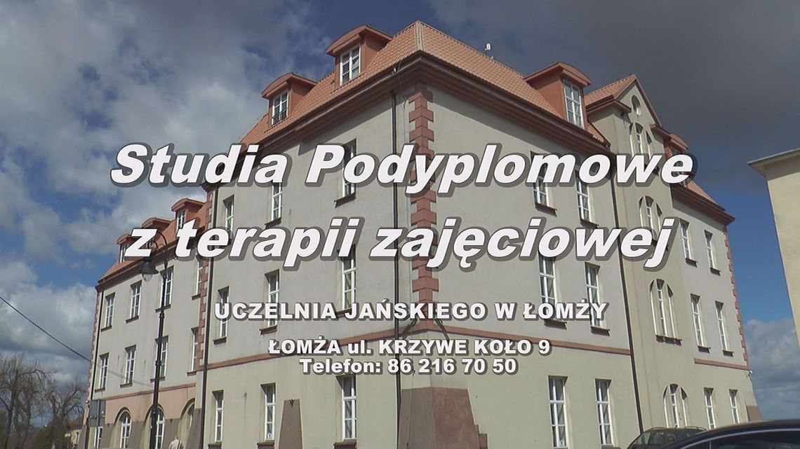 Studia podyplomowe z terapii zajęciowej w Łomży - VIDEO
