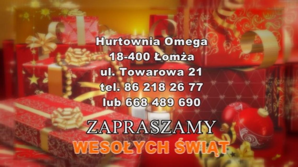 Świąteczne paczki z hurtownią Omega. VIDEO