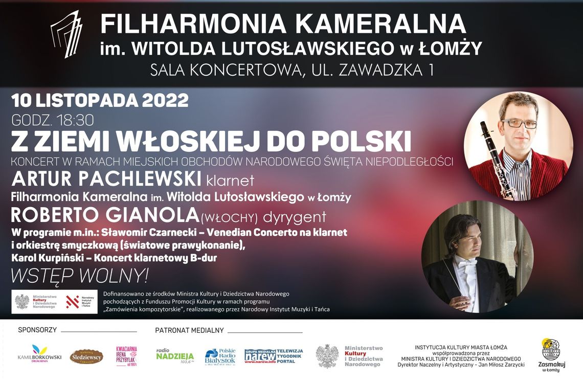 Światowe prawykonanie w Filharmonii Kameralnej w Łomży