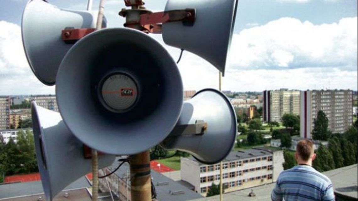 Syreny "zawyją" w ramach ćwiczeń Syreny "zawyją" w ramach ćwiczeń