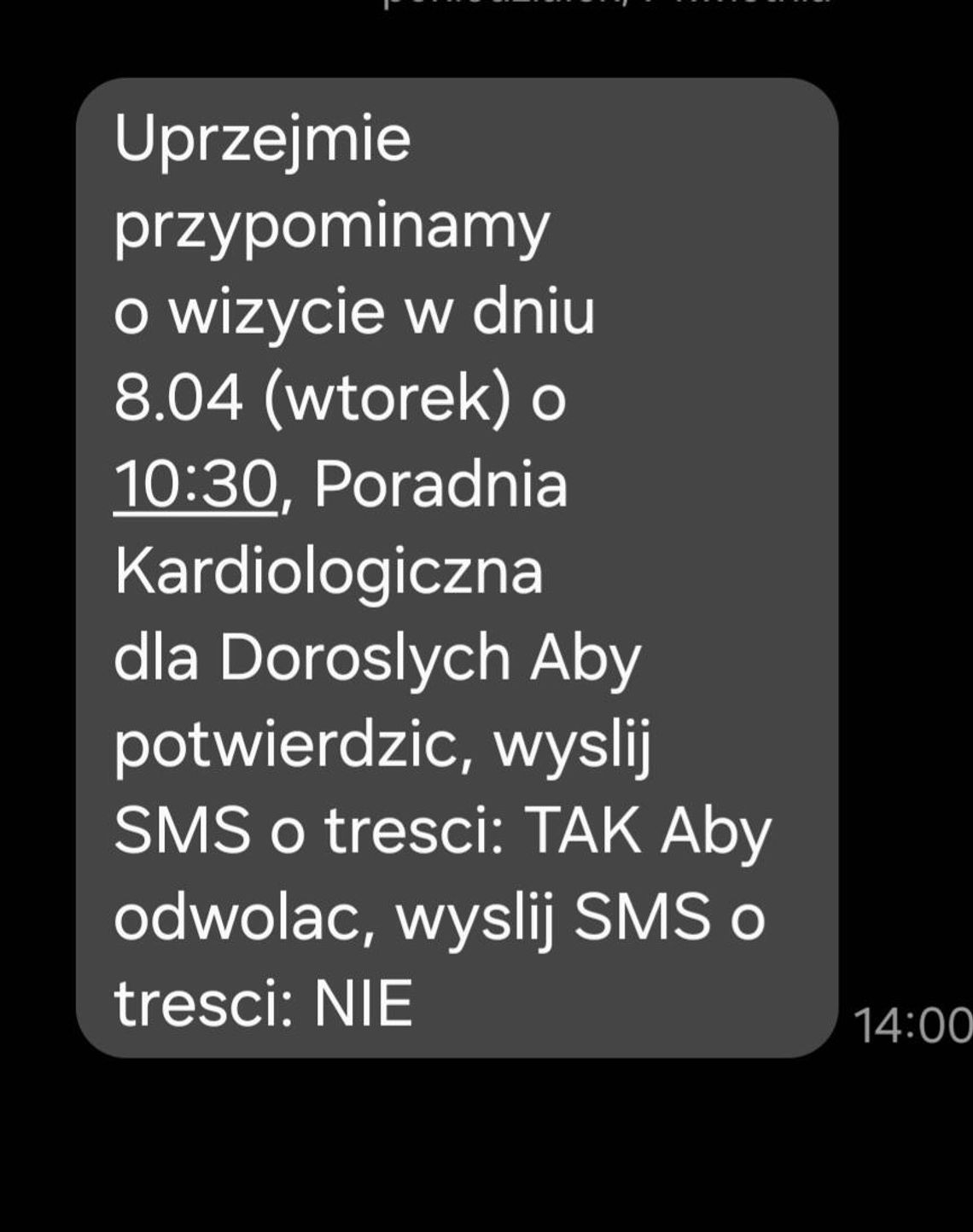 Szpital w Łomży uruchamia system SMS przypominający o wizytach