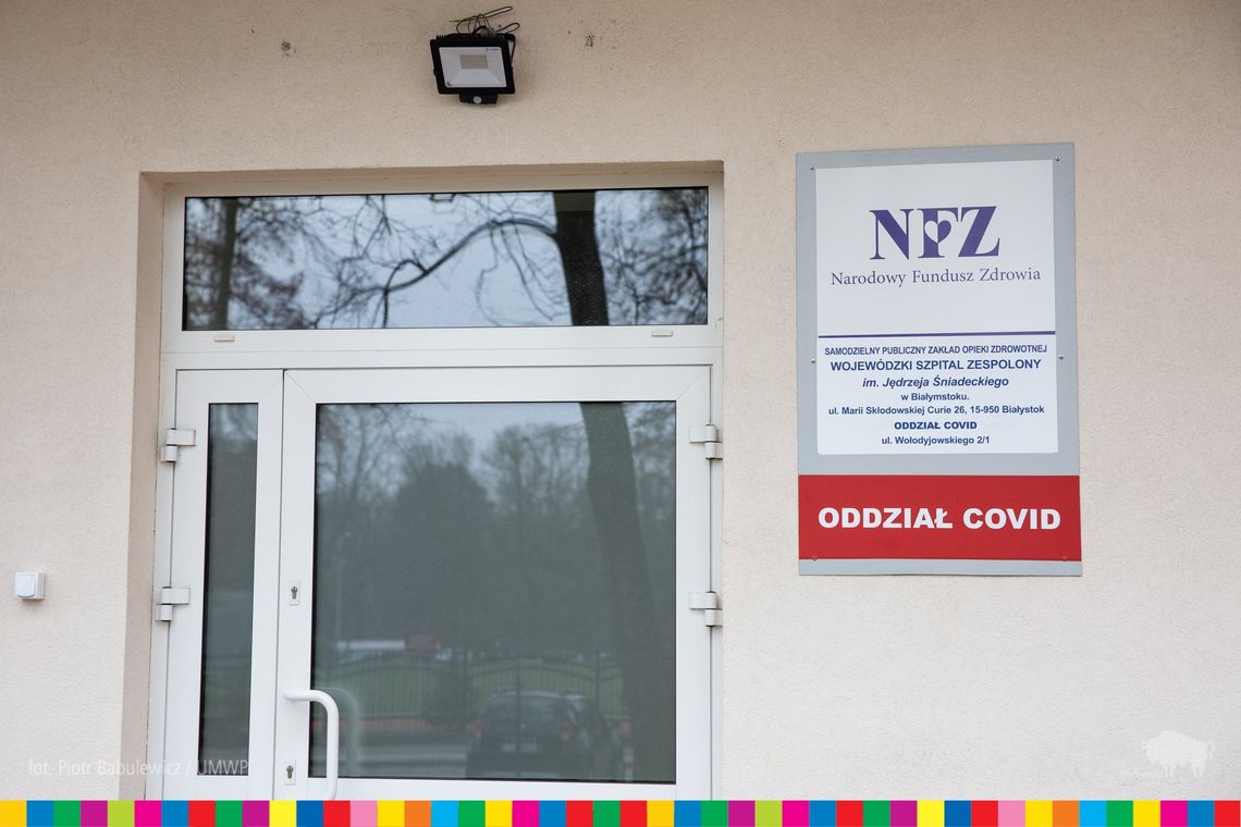 Szpital Wojewódzki w Białymstoku uruchomił oddział dla chorych na COVID-19