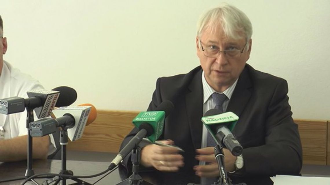 Szpital Wojewódzki w Łomży - konferencja prasowa