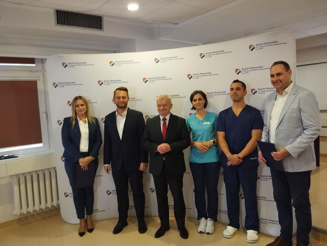 Robot HUGO i milionowe inwestycje – konferencja w Szpitalu Wojewódzkim w Łomży [VIDEO]