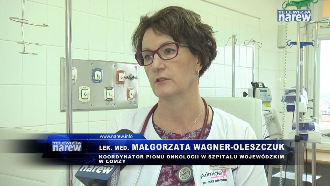 Szpital Wojewódzki w Łomży - rośnie liczba porad i hospitalizacji w oddziale onkologii [VIDEO]