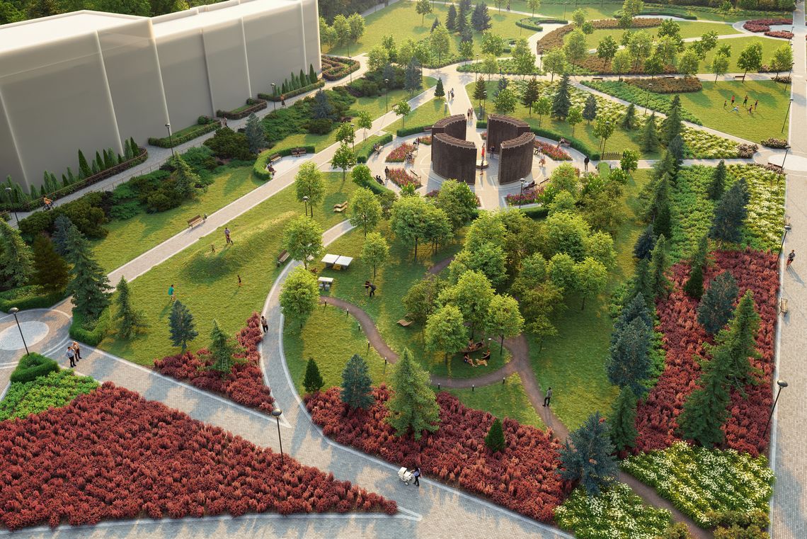 Tężnia solankowa uatrakcyjni Park Jana Pawła II Tężnia solankowa uatrakcyjni Park Jana Pawła II