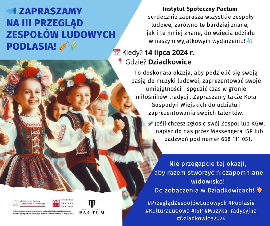 Trzeci przegląd zespołów ludowych Podlasia [VIDEO]