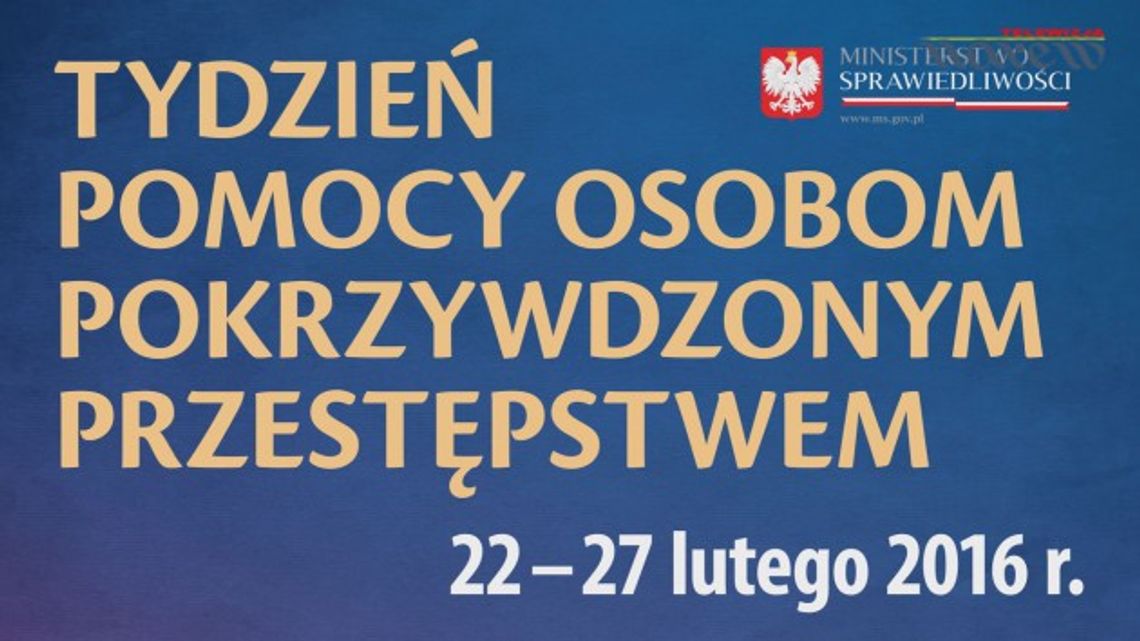 Tydzień Pomocy Osobom Pokrzywdzonym Przestępstwem - VIDEO