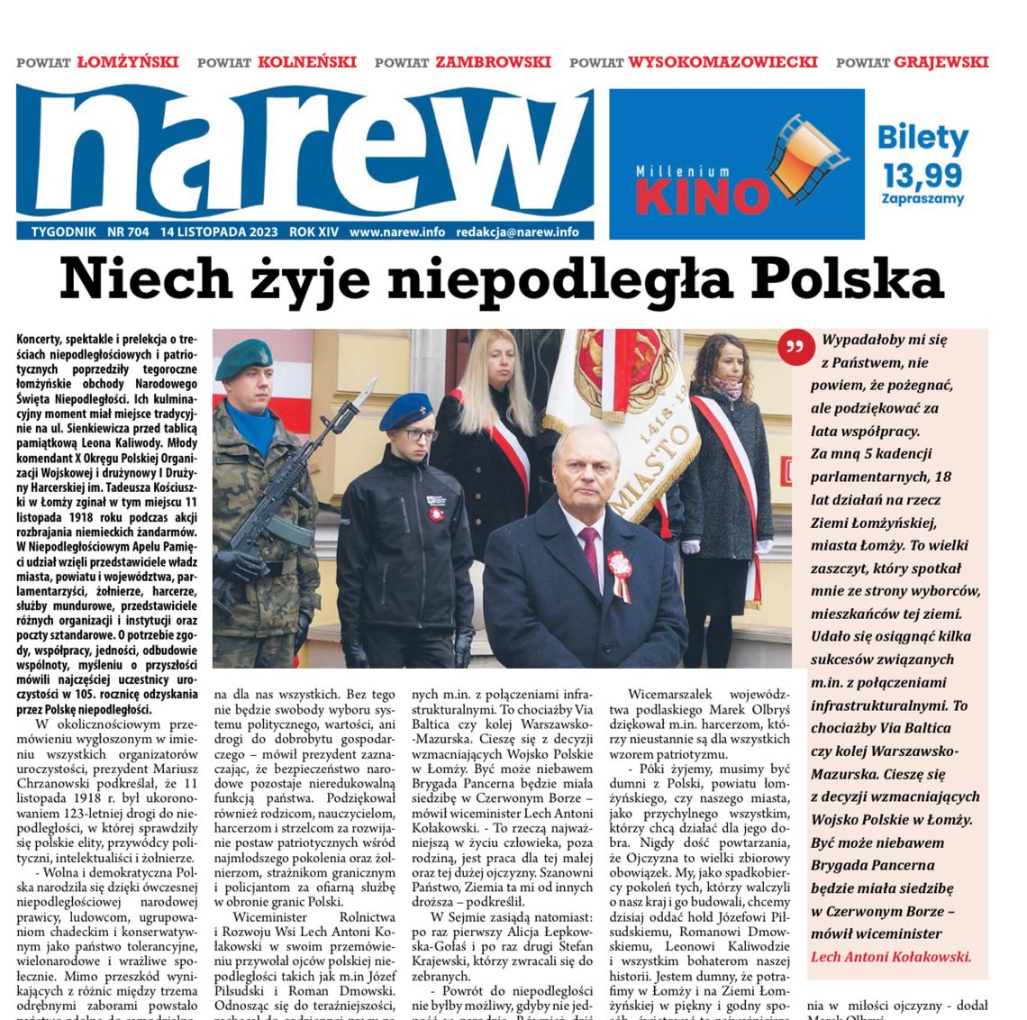 Tygodnik Narew 704 - wydanie elektroniczne