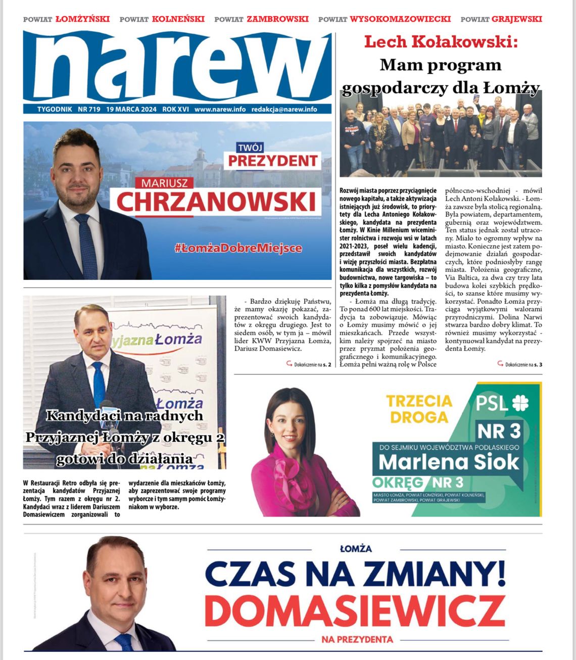 Tygodnik Narew 719 - zobacz wersję elektroniczną