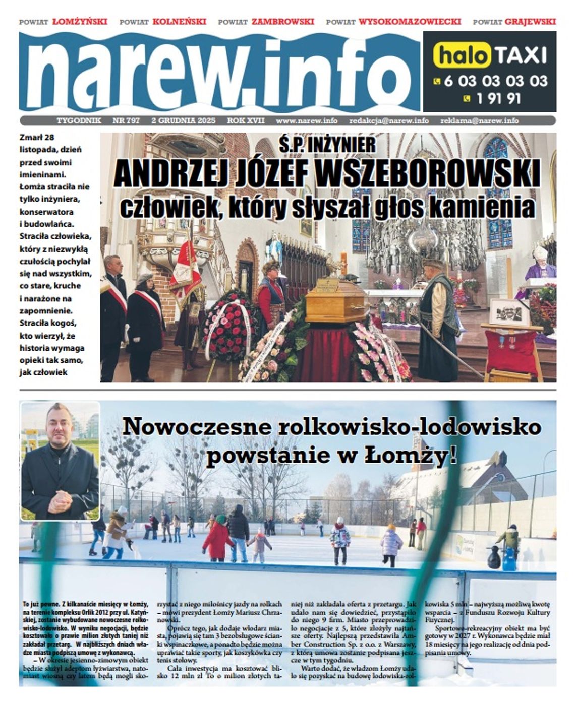 Tygodnik Narew 797. Wydanie 2 grudnia 2025