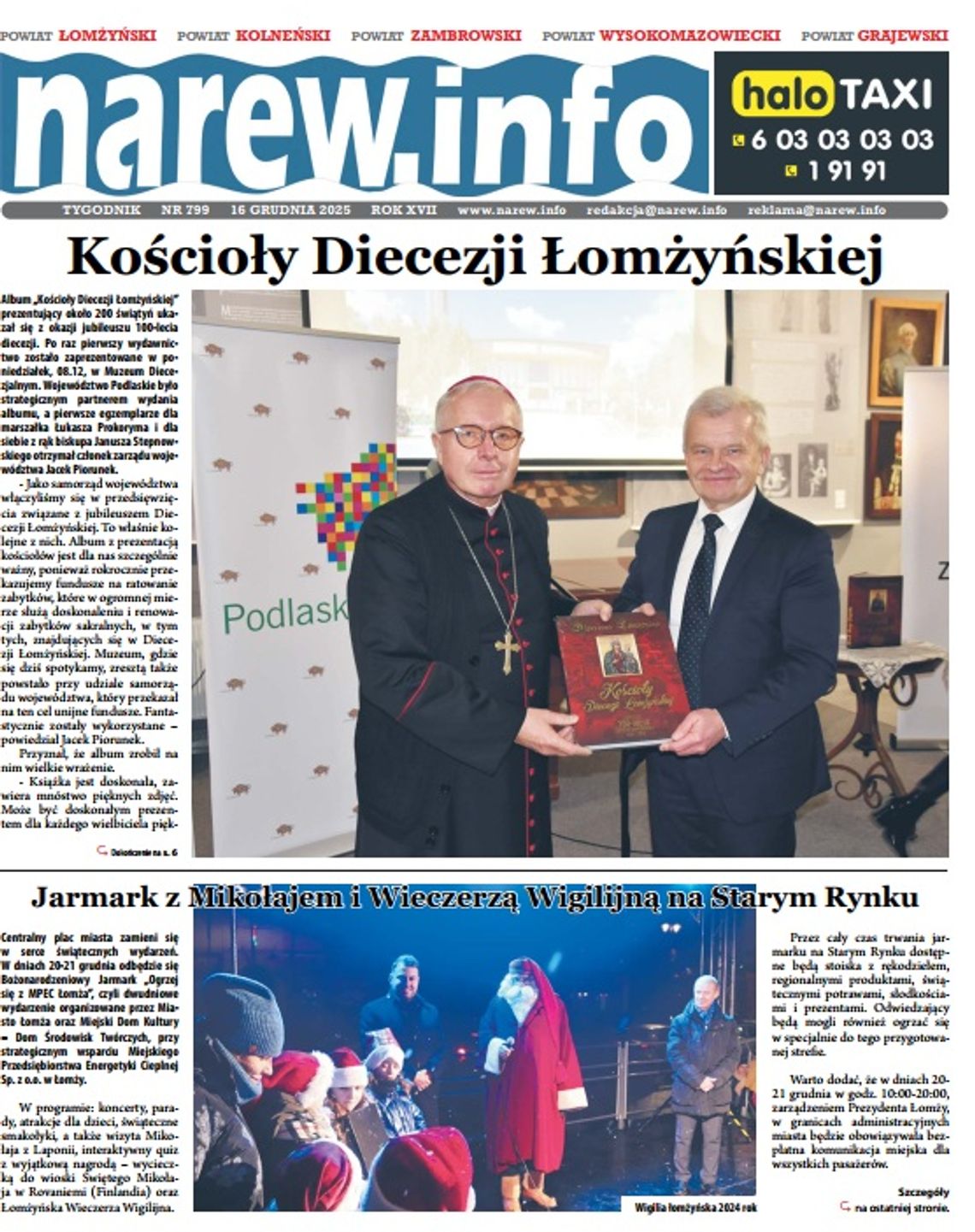 Tygodnik Narew 799. Wydanie 16 grudnia 2025