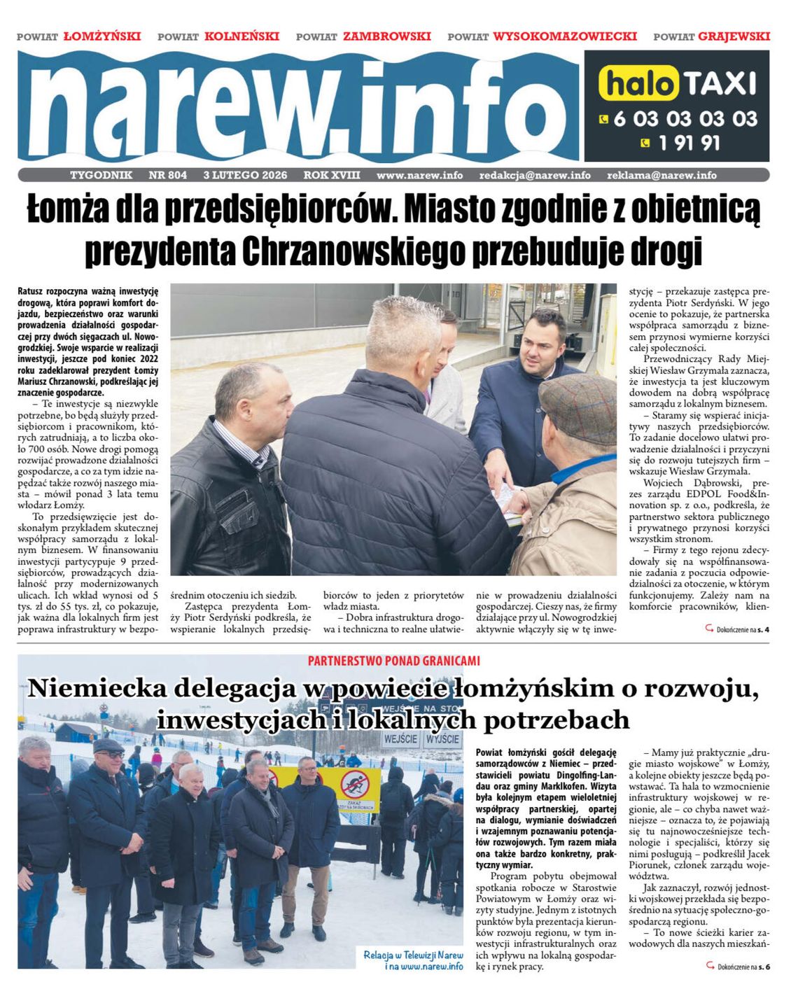 Tygodnik Narew 804. Wydanie 3 lutego 2026 Tygodnik Narew 804. Wydanie 3 lutego 2026