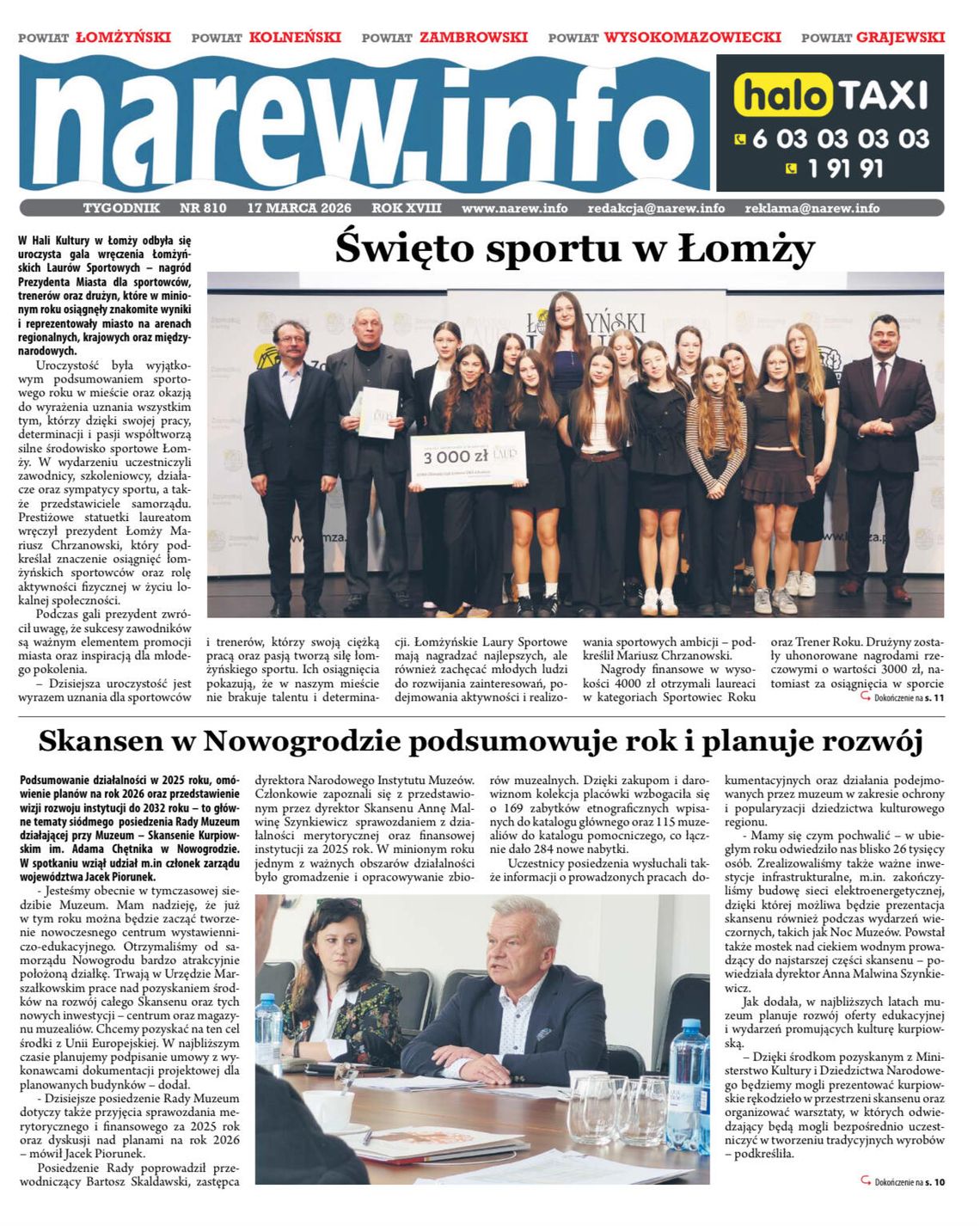 Tygodnik Narew 810 - 17 marca 2026 Tygodnik Narew 810 - 17 marca 2026